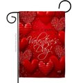 Angeleno Heritage Angeleno Heritage G135398-BO 13 x 18.5 in. All of Heart Garden Flag with Spring Valentines Double-Sided Decorative Vertical House Decoration Banner Yard Gift G135398-BO